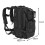 Small black tourist backpack 23089 4