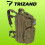 Green small tourist backpack 23243 2