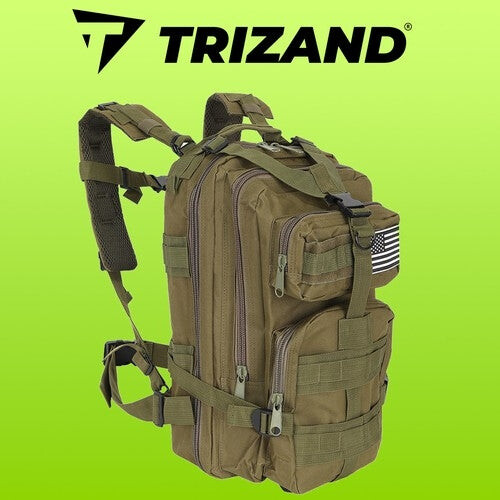Green small tourist backpack 23243 1
