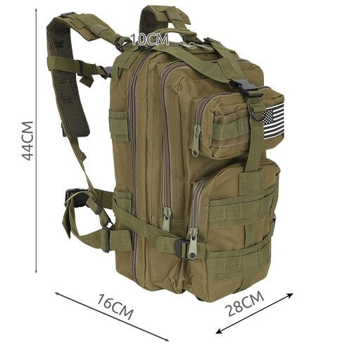 Green small tourist backpack 23243 2