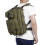 Green small tourist backpack 23243 10