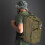 Green small tourist backpack 23243 11