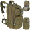 Green small tourist backpack 23243 15