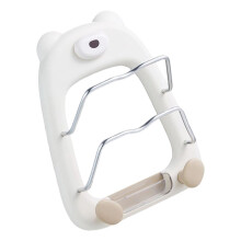 Wall-Mounted Suction Cup Kitchen Cutting Board Holder-White