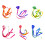 6Pcs Dancing Rhythm Wrist Streamers Gymnastics Dance Decorations 1