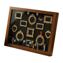 DIY Mini Museums Silhouettes Box Shadows Box Frame Set-brown