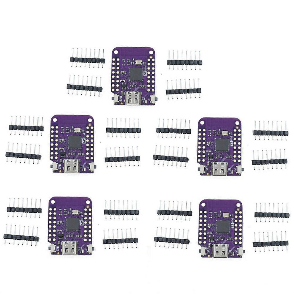 5Pcs S2 Mini V1.0.0 Esp32-S2 4Mb Flash 2Mb Psram Wifi Development Board Wifi Iot Board Based Esp32-S2fn4r2 Esp32-S2 6935161854374