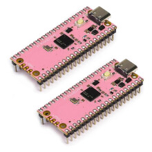 2 PCs für Raspberry Pi Pico Entwicklungsplatine Vorlötet mit Headern RP2040 Mikrocontroller ENIG Verarbeitet Typ C