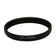 37Mm Objektivfilter-Adapterring für Panasonic Lumix DMC Lx7 DMW-Fa1 Schwarz ATLX7Bk