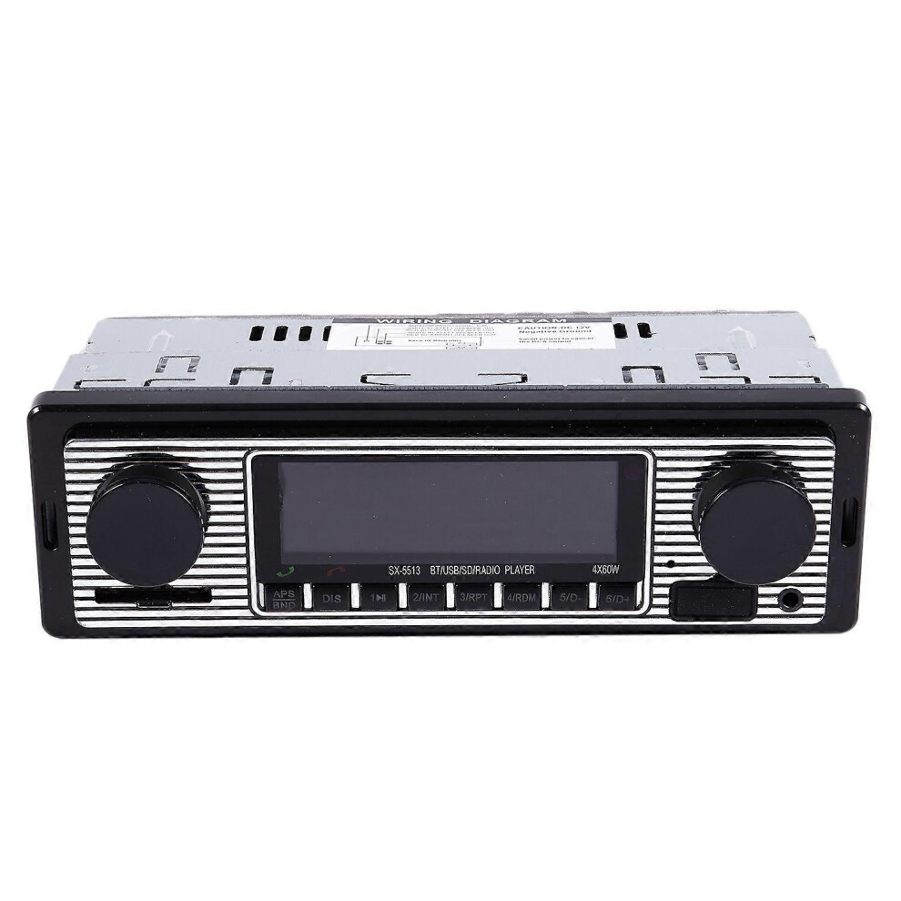 Bluetooth Vintage Car Radio Mp3 Player Stereo Usb Aux Classic Car Stereo Audio 6935161850093