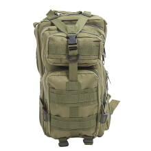 35L Nylon Outdoor Hiking Climbing Backpack Army Green 43x24x22cm