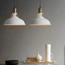 Vintage-Industrie-Pendelleuchten, amerikanisches Retro-Design mit verstellbarer Seillänge für Wohnzimmer, Küche, Esszimmer, Bar (2 Stück)