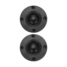 2Pcs Hochtöner 1,5 Zoll 6Ohm 30W Dome Silk Film Hochtöner Hifi-Höhenlautsprecher Audiolautsprecher mit Kühlkörper