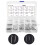 150 Pcs Stainless Steel Split Cotter Pins Kit M1 to M3, Rustproof 15