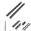 Carbon-Look Aluminium Handlebar Tubes 300mm 4