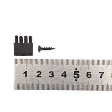 3pcs Arrow Rest Replacement Brushes with Screws for Archery Bow, Black