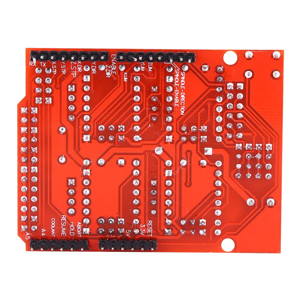 Cnc Shield Expansion Board V3.0 With 4 A4988 Drivers & Heatsinks, Red 4641392965339