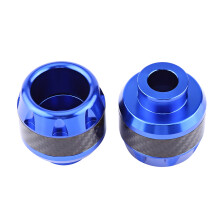 Motorcycle Front Fork Sliders Carbon Fiber Crash Protection for Bikes Easy Fit