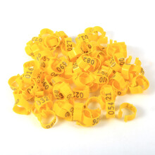 Numbered Poultry Rings 001-100 Bag of 100