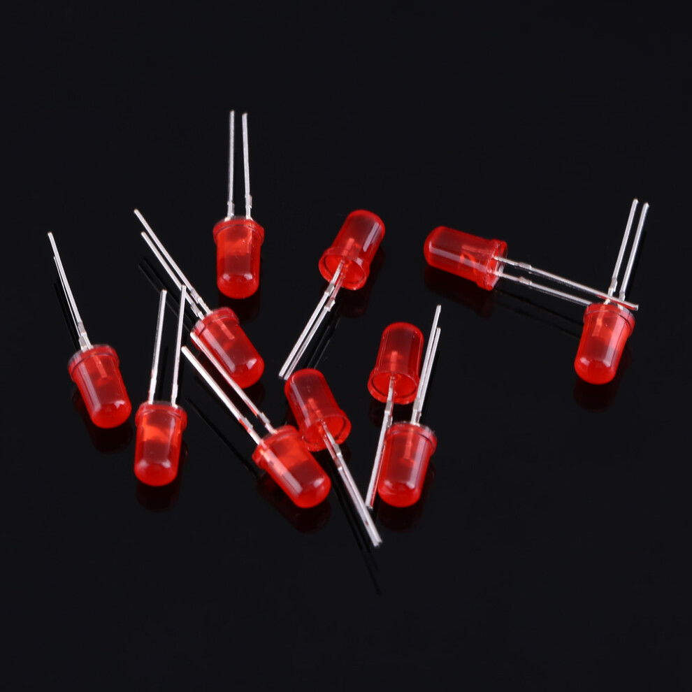 300Pcs Led Assortment Kit White, Red, Blue, Green, Yellow, 3Mm & 5Mm 7891392967032