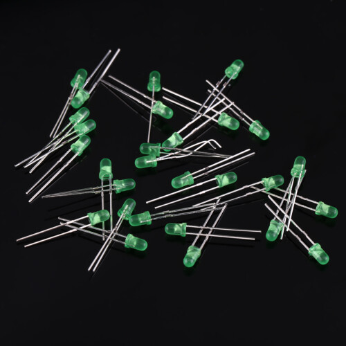 LED Light 500pcs Assortment Kit 3mm Diodes Multi-Color for DIY Electronics