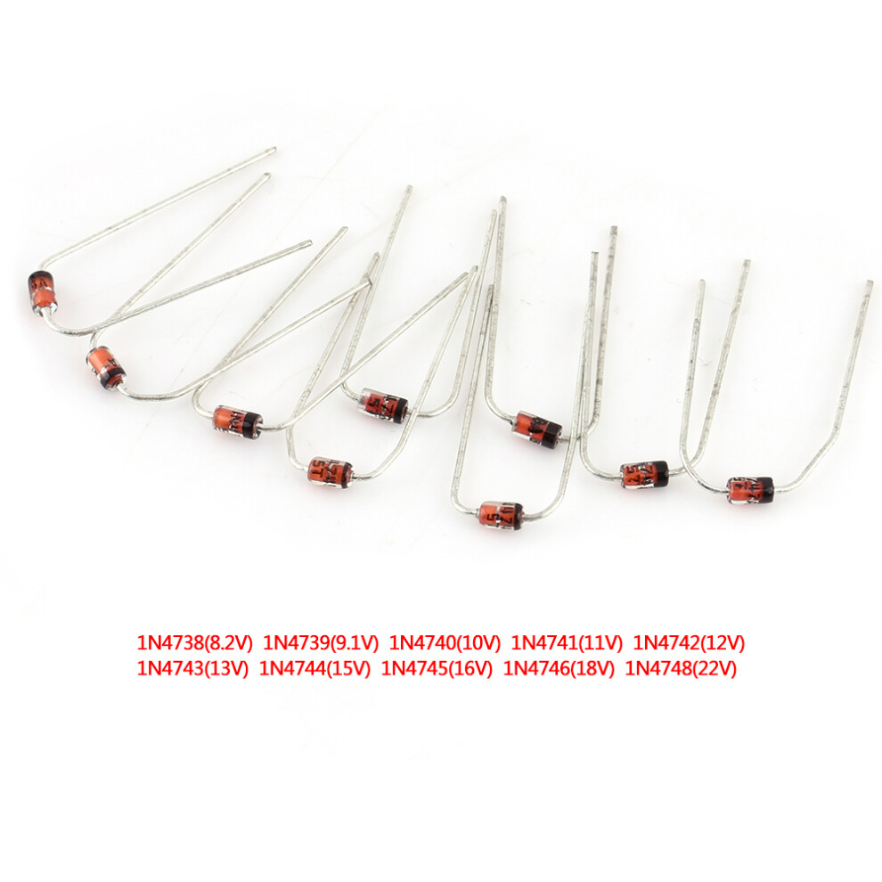 200pcs Zener Diode Set 10Values Box