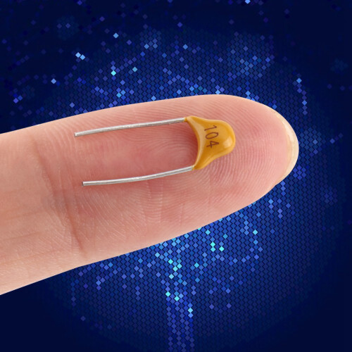 500pcs Monolithic Ceramic Capacitors 0.1μF-10μF with Storage Box 2