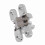 Unsichtbares Kreuzscharnier 60,4 mm für 9