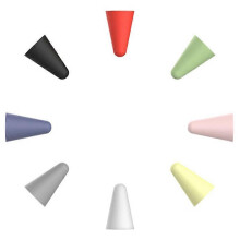 Bleistiftspitzen-Cover für Apple Pencil 2. Generation 1. Generation Mute-Silikon-Nib-Case für Bleistiftcover-Haut-Screenprotector-Mix