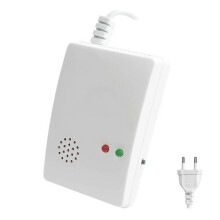 Warnung für Gasleckmelder für brennbare Propan-Methan-Lecks EU-Stecker-Sensor für brennbare Gasalarme für Haussicherheit