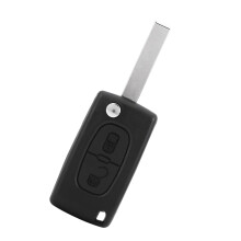 2-Button Car Remote Key Fob for Peugeot 207/307/308 433MHz ID46 Uncut Blade