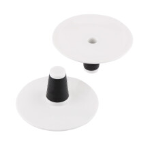 Bottle Top Stem Holders for Glasses & Vases – White, 8x8x4cm, Pack of 6
