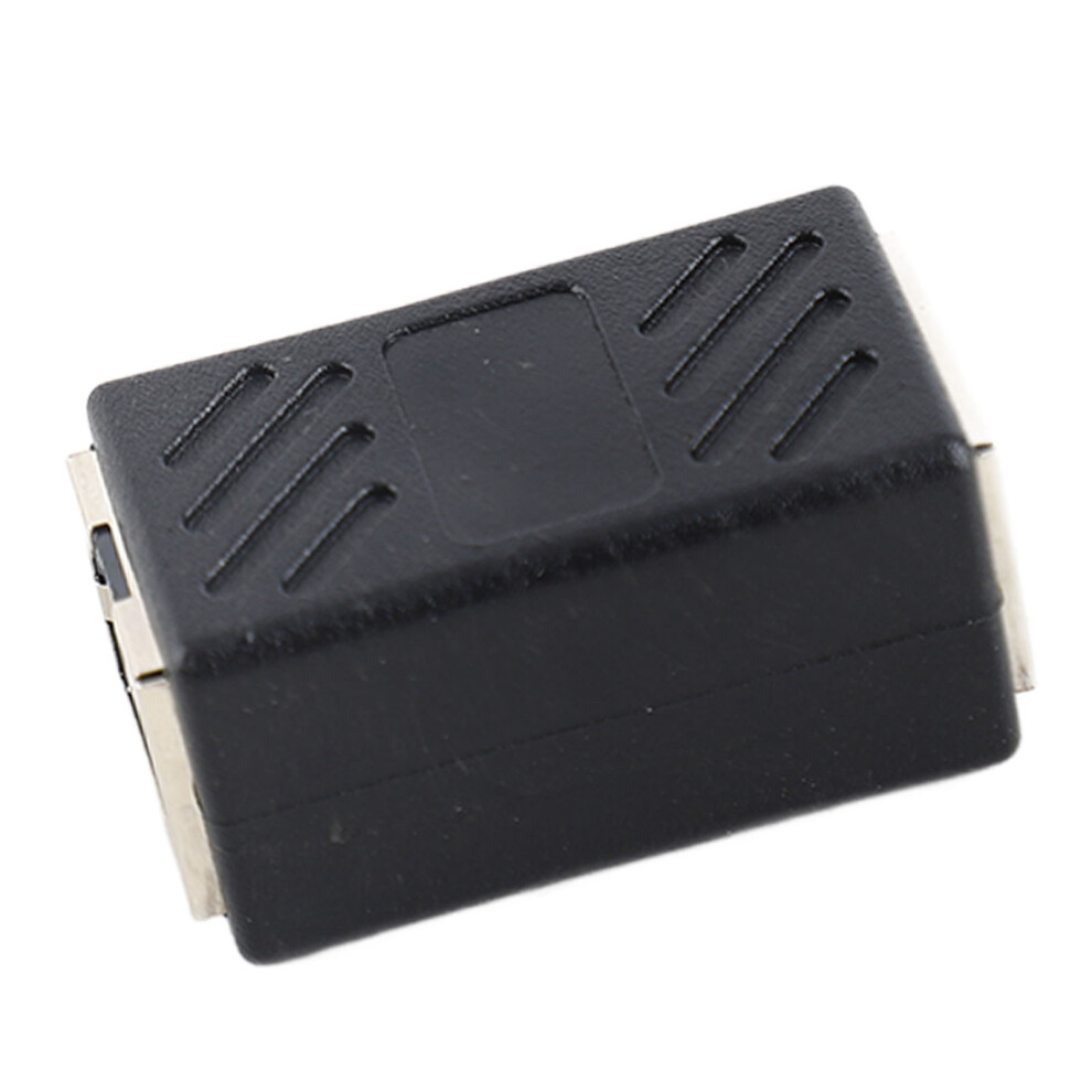Rj45 In-Line Coupler Extender, 4.2Cm, Female To Female Black 4971392968444