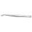 5.9" Long Silver Tone Bent Curved Tip Tweezers Forceps Plier Hand Tool 3