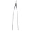 5.9" Long Silver Tone Bent Curved Tip Tweezers Forceps Plier Hand Tool 4