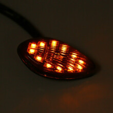 Pair Motorcycle Flush LED Turn Signals Light Amber For Honda Grom 2014 2015 2016