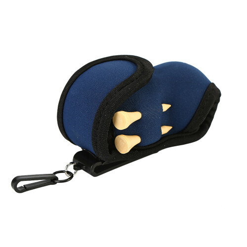 Dark Blue Fabric Golf Ball Organiser