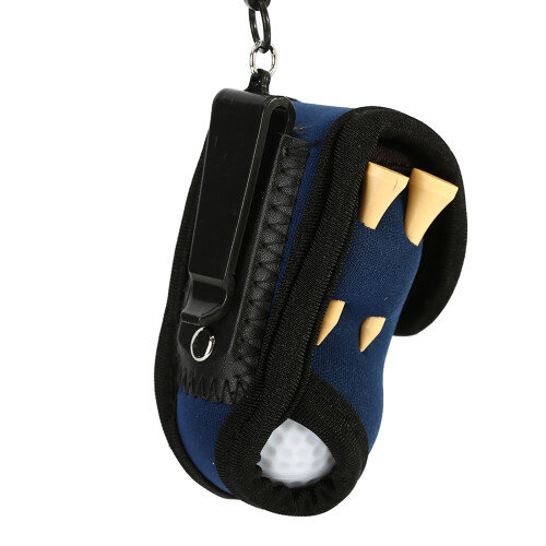 Elastic Fabric Golf Pouch with Belt Clip 1