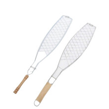 Fischgrillzange, ergonomisch, flacher Griff, einfache Grillzange, tragbarer Fischgrill