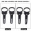 Off Road LED Light Bar Clamps 2" 9