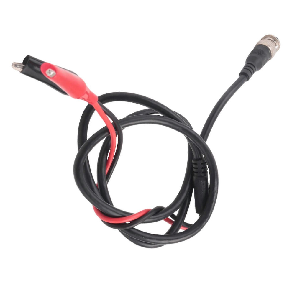 P1011 Bnc Q9 Male Double Dot Crocodile Oscilloscope Lead Test Probes Cable 1M 6935161836035