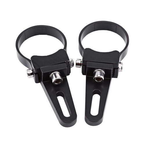 1.5" Aluminum Tube Mount Bracket Clamp for LED Work Light, Black 2