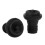 4PCS Reusable Silicone Wine Bottle Stoppers, Black, 4.3x3.4cm 1