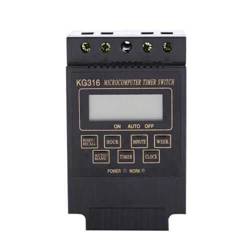 LCD Digital Timer Switch 220V 10A Programmable Control, 120x74x51mm