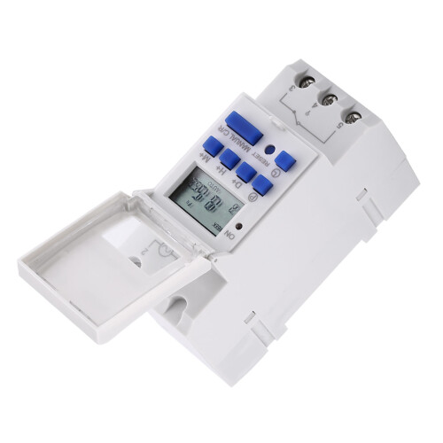 Electronic Relay Timer 16 ON & 8 OFF Weekly Programmable LCD Switch AC/DC 24V