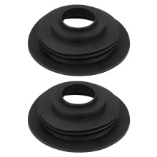 2pcs Black Rubber Waterproof Headlight Dust Covers for H4 H7 H8 H11 9005