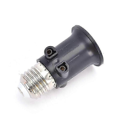 Conversão da base do adaptador de lâmpada Pbt E27 Fireproof com ficha EU 2