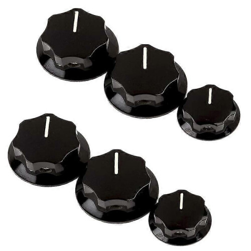6Pcs Control Knob Volume Controller Controller Audio Controller per Jazz Bass Parti di Chitarra Elettrica