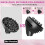 Wave-and-Curl-Diffusor für HS01 HS05 HS08 Zwei-Airflow-Dome oder diffuse Modi Haardiffusor-Ansatz 4