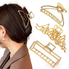 KinZon Mehayi 3 PCS Metall-Clips mit großen Klauen für dickes, schweres Haar, starker Halt mit großem rutschfesten Haar, Klemmen-Kieferklemm
